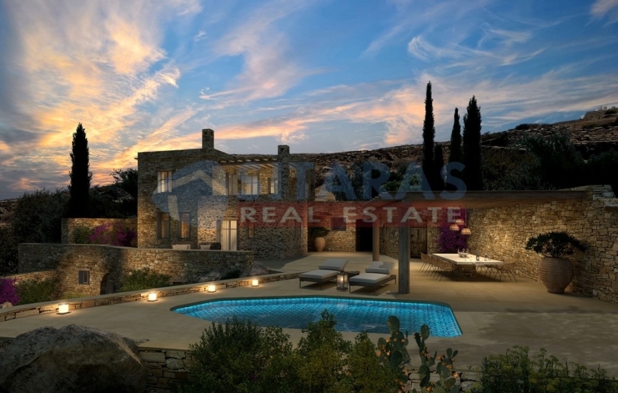 (En vente) Habitation Villa || Cyclades/Tinos Chora - 300 M2, 3 Chambres à coucher, 1.650.000€ 